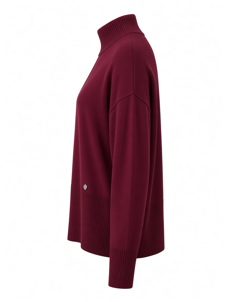 Dámsky rolák N.EVERY DAY BURGUNDY Bordová s.WEAR 3